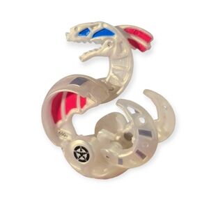 Bakugan B3 Bakufrost Haos Abis Omega WHITE PEARL Battle Brawlers Rare